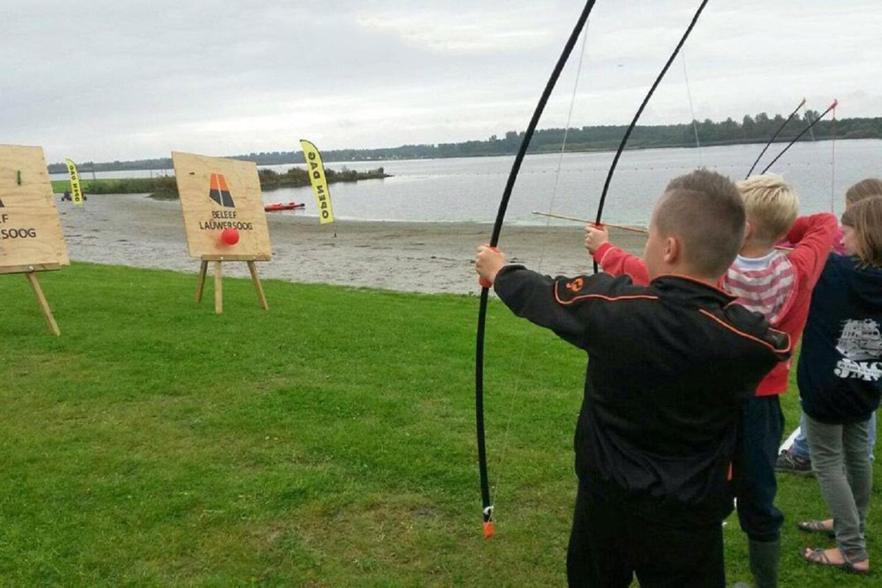 Chalet Op Camping Lauwersoog Met 3 Slaapkamers En Vaatwasser - Joycasa Exterior foto
